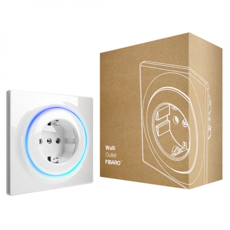 Fibaro Walli Outlet typ F - elektrická zásuvka typ F