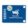 Waveshare barevný senzor TCS34725 I2C - zdjęcie 4