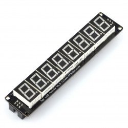 8 x 7segmentový modul displeje SPI pro montáž