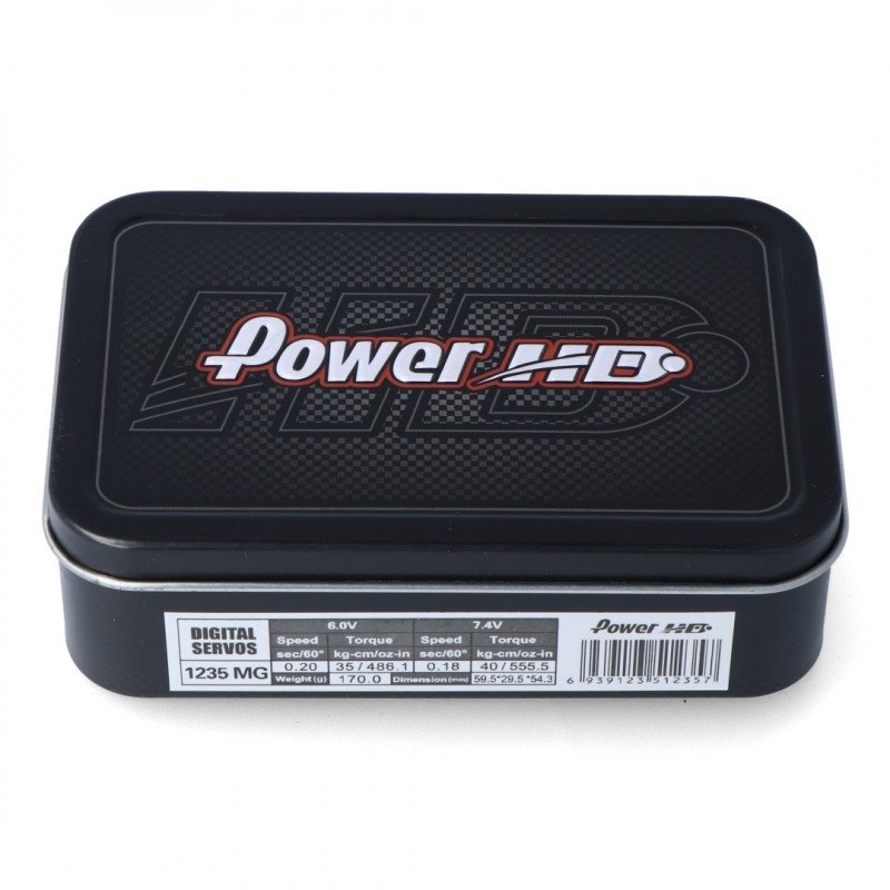 Servo PowerHD HD-1235MG - obří