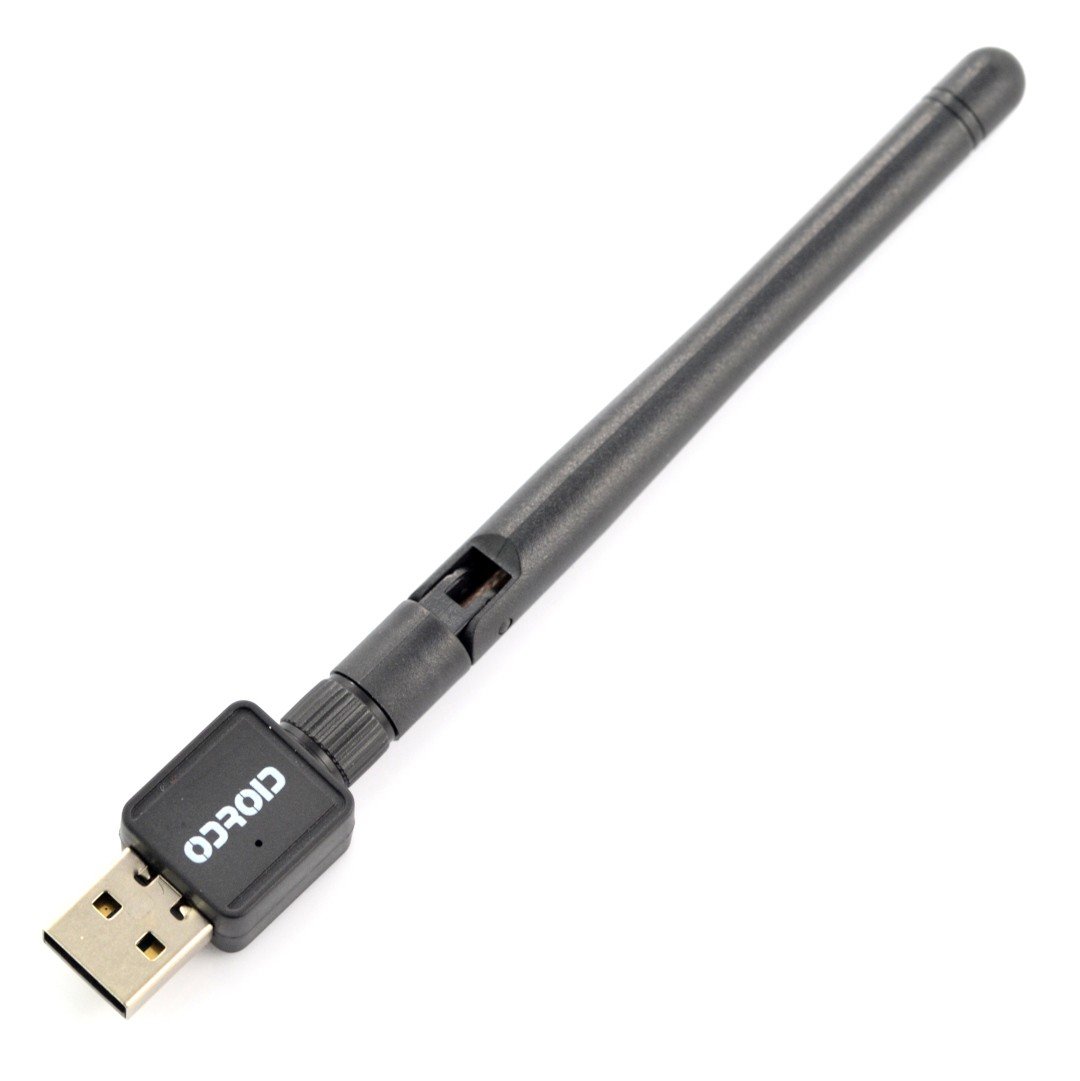 WiFi USB N 150Mbps síťová karta Realtek RTL8188CUS-GR s anténou - WiFi modul 3 pro Odroid_