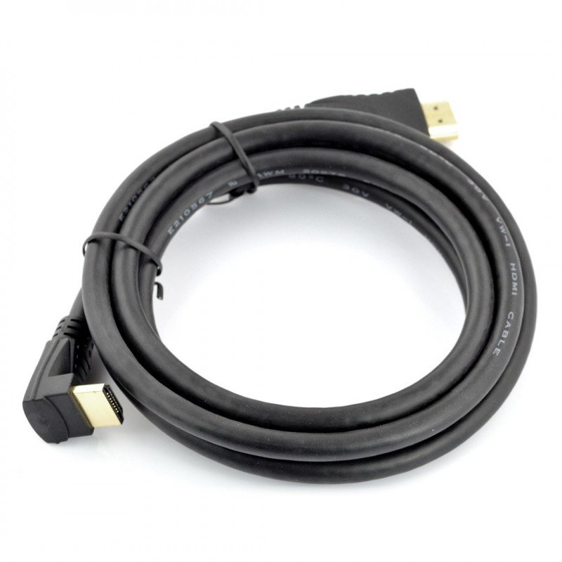Kabel HDMI, třída 1.4 Lexton - úhel 1,8 m