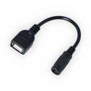 Adaptér Zásuvka DC 2.1 / 5.5 - Zásuvka USB A.