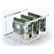 Pouzdro pro Raspberry Pi 4B / 3B + / 3B / 2B x3 - otevřené