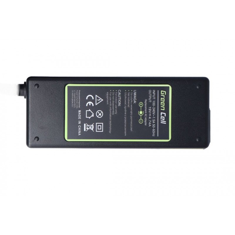 Green Cell napájecí adaptér pro notebooky HP 19V 4,74A 7,4 / 5,0 mm