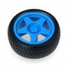 Kolo s pneumatikou 65x26mm - modré - zdjęcie 1