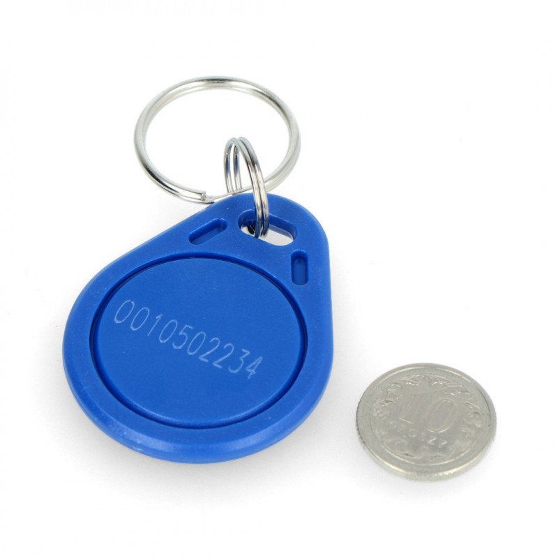 RFID klíčenka S103N-BE - 125kHz modrá - 10ks.