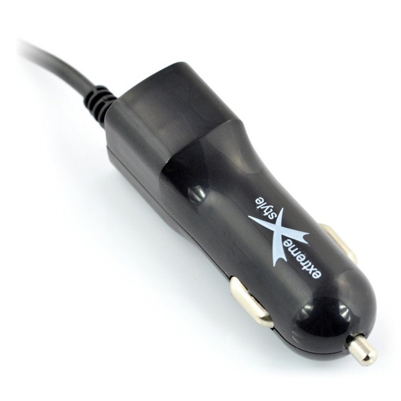 Extrémní microUSB + USB 5V 3.1A nabíječka / adaptér do auta