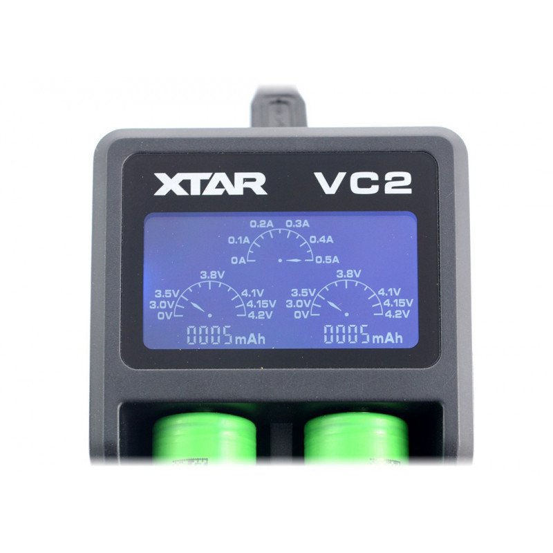 Nabíječka baterií XTAR VC2 18650