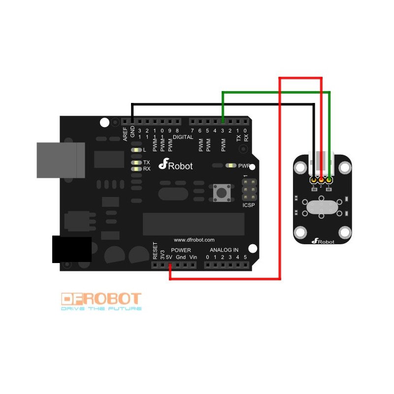 Senzor náklonu - modul DFRobot