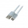 Extrémní USB 2.0 Type-C silikonový bílý kabel - 1,5 m - zdjęcie 1