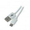 Bílý kabel EXtreme USB 2.0 typu C - 1 m - zdjęcie 1