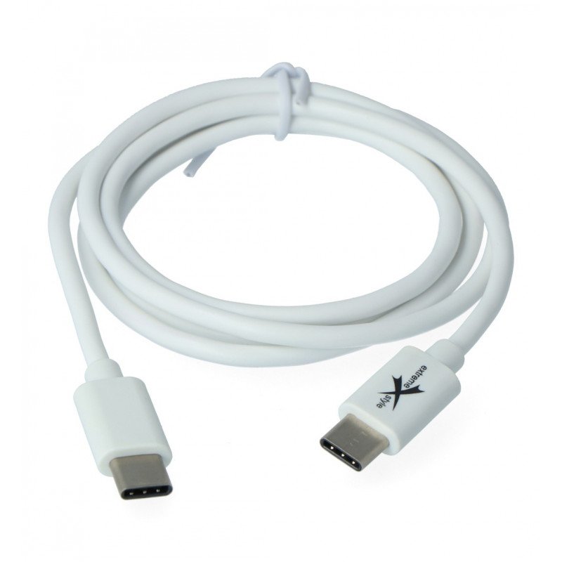 Extreme USB Type-C - bílý kabel typu C - 1 m