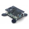 Pouzdro Raspberry Pi model 4B Vesa pro montáž monitoru - černé a průhledné - LT-4B17 - zdjęcie 2