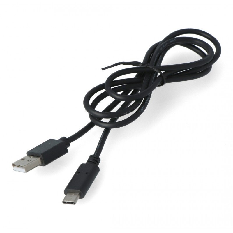 Lanberg USB Type A - C 2.0 černý kabel - 1m