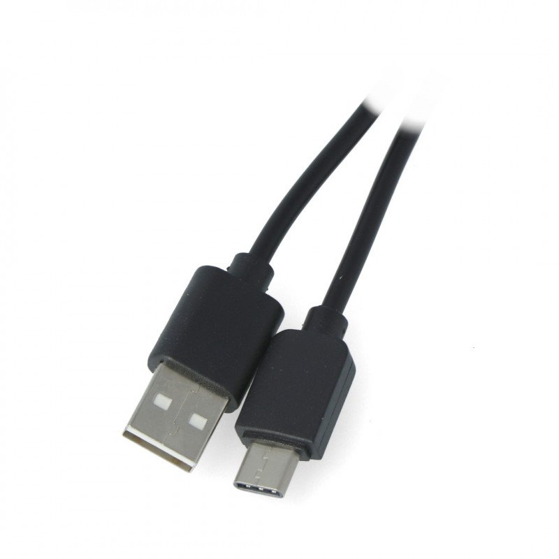 Kabel Lanberg USB typu A - C 2.0 černý QC 3.0 - 0,5 m