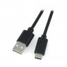 Lanberg USB Type A - C 2.0 černý kabel - 5 m - zdjęcie 1