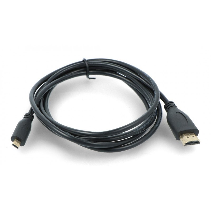 Lanberg HDMI - kabel HDMI micro V1.4 - černý - 1,8 m