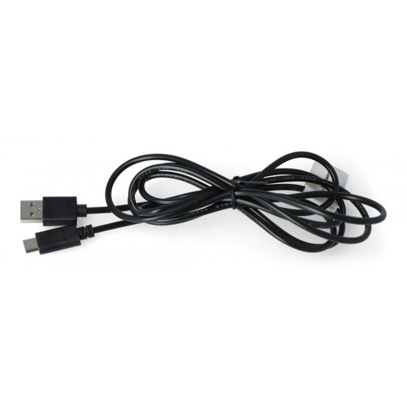 Černý kabel Lanberg USB typu A - C 2.0 - 1,8 m