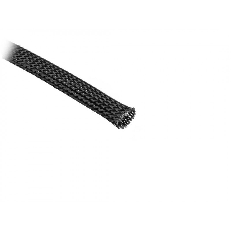 Splétaný kabel Lanberg 12mm (8-24mm) černý polyester 5m