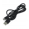 Extrémní černý kabel USB 2.0 typu C - 1 m - zdjęcie 3