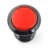 Arkádové tlačítko 3,3 cm - černé s červeným podsvícením - zdjęcie 1