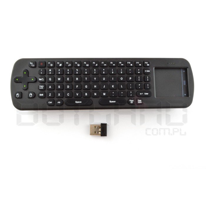 Bezdrátová klávesnice Measy RC12 + touchpad - bezdrátová 2,4 GHz