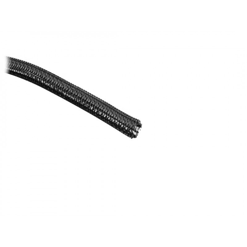 Samozavírací lanko Lanberg 13mm, černý polyester 2m