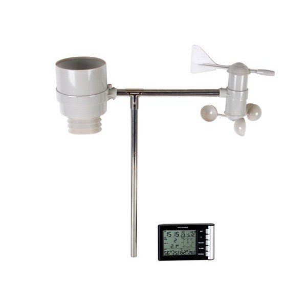 Bezdrátová meteorologická stanice s hodinami DCF a senzorem pro venkovní použití