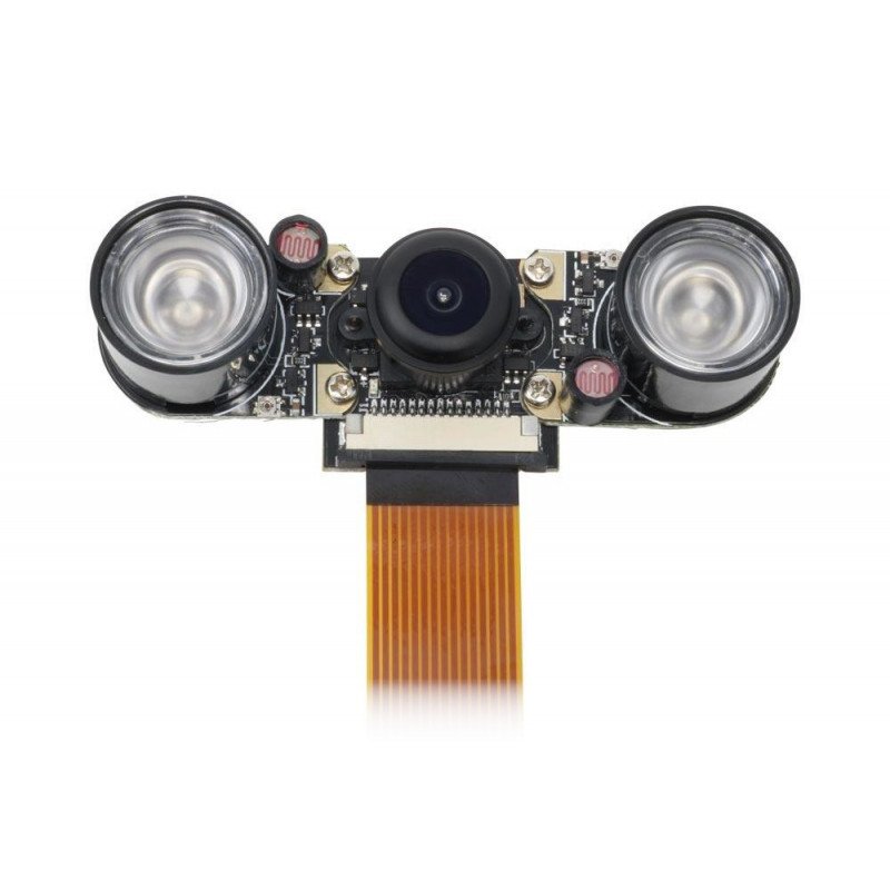 PiHut ZeroCam NightVision FishEye - 5Mpx noční kamera s rybím okem - pro Raspberry Pi *