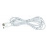 Kabel TRACER USB A 2.0 - USB C bílý - 3m - zdjęcie 4