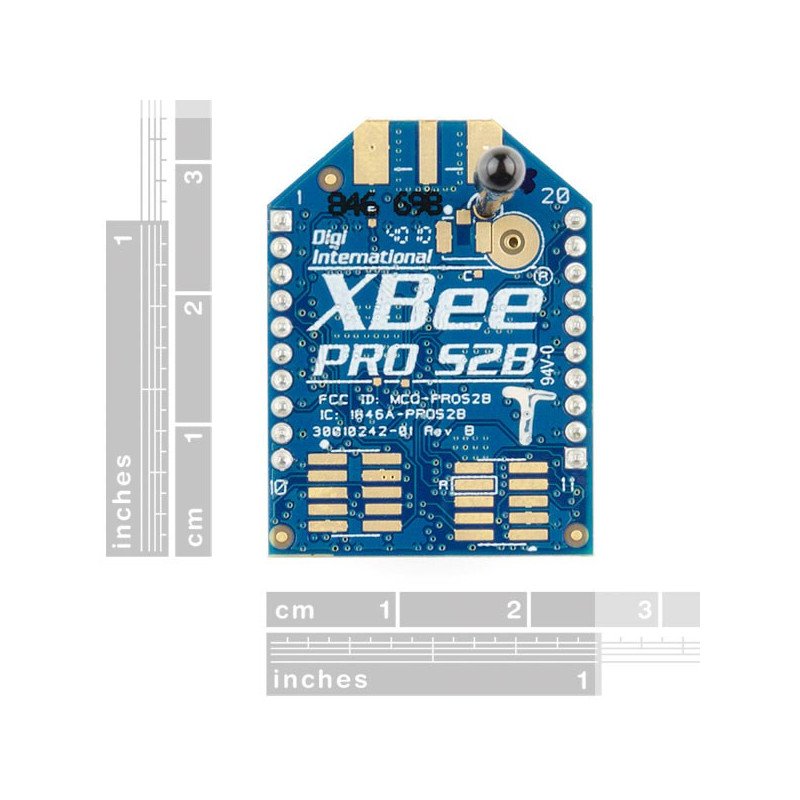 XBee Pro ZB Mesh 63mW Series 2B - drátový anténní modul