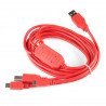 USB kabel Cerberus 3v1 1,8m - SparkFun CAB-12016 - zdjęcie 1