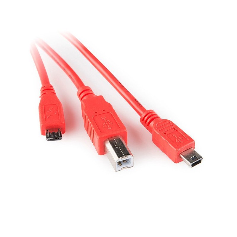 USB kabel Cerberus 3v1 1,8m - SparkFun CAB-12016