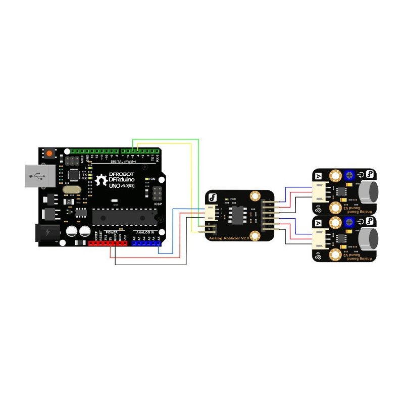 DFRobot - zvukový analyzátor - kompatibilní s Arduino