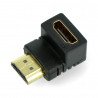 Úhlový adaptér HDMI zásuvka - zástrčka - zdjęcie 1