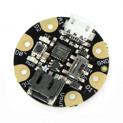 Adafruit GEMMA - miniaturní platforma s mikrokontrolérem Attiny85 3,3 V
