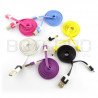 Duhový microUSB B kabel - 1m - různé barvy - zdjęcie 1