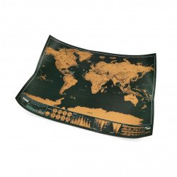 Scratch World Map B9B1 - 30x42cm