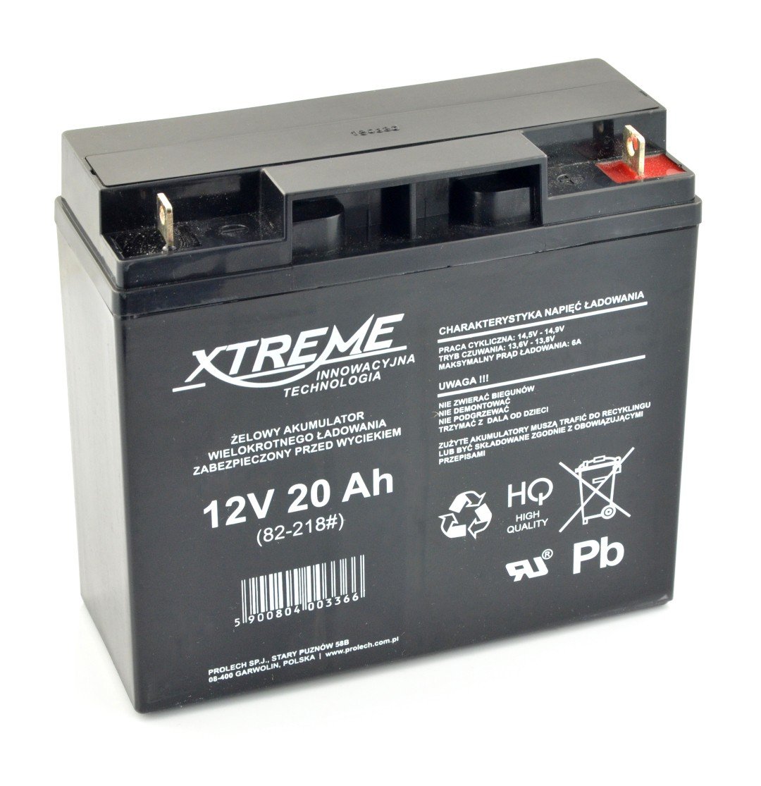 Gelová baterie 12V 20Ah Xtreme