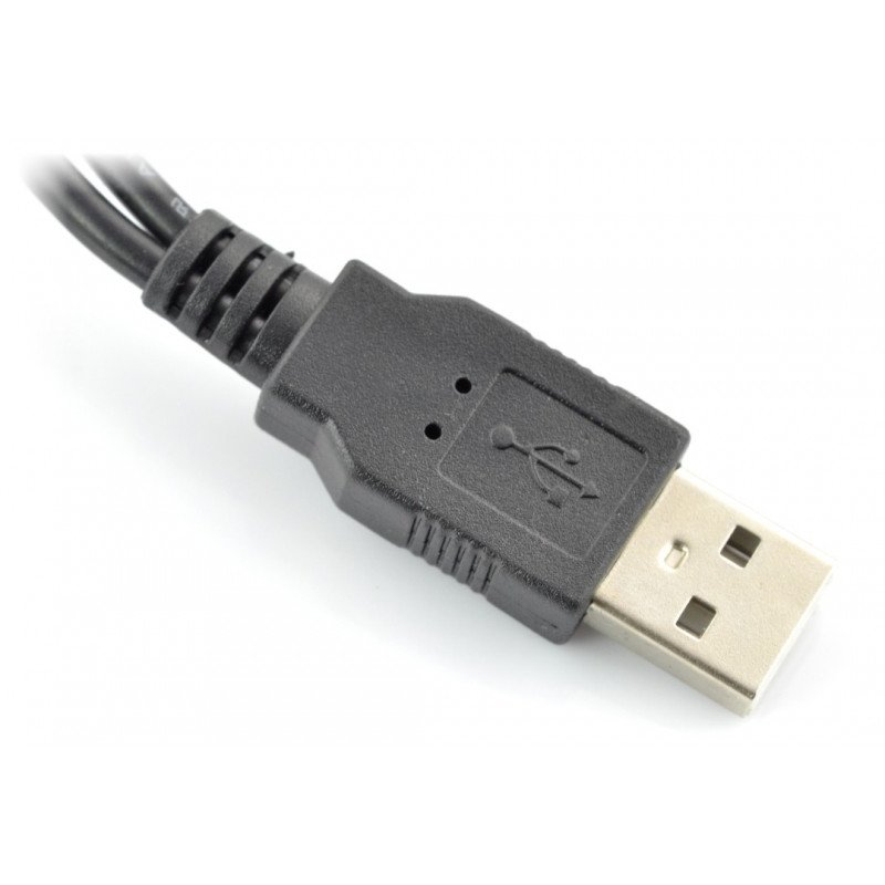Adaptér USB 2v1 miniUSB, microUSB - 20 cm