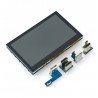 Dotykový displej Waveshare B, kapacitní LCD 4,3 '' IPS 800x480px HDMI + USB pro Raspberry Pi 4B / 3B / 3B + Zero - zdjęcie 9