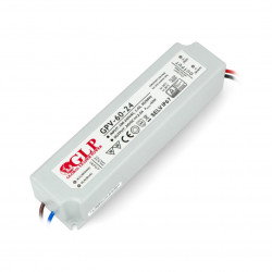 Napájecí zdroj pro LED pásky GLP GPV-60-24 - 24V / 2,5A / 60W - vod...