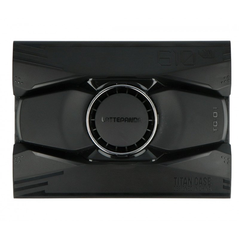 Titanové pouzdro LattePanda Alpha / Delta - ABS + PC - černé