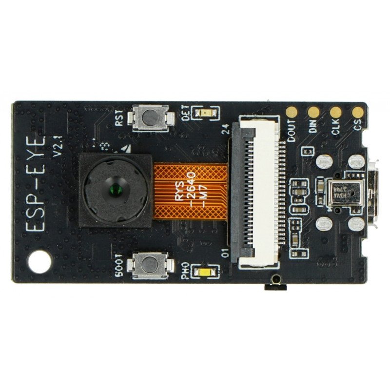 ESP-EYE - rozpoznávání obrazu a řeči - 2MPx kamera, WiFi ESP32