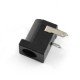 Zásuvka DC 5,5 x 2,1 mm pro tisk - horizontální Zásuvka DC 5,5 x 2,1 mm pro tisk - horizontální