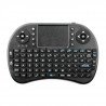 Bezdrátová klávesnice + mini klíč touchpadu - černý - AAA - zdjęcie 1