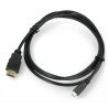 Kabel HDMI-micro HDMI Blow Classic černý - 1,5 m - zdjęcie 2
