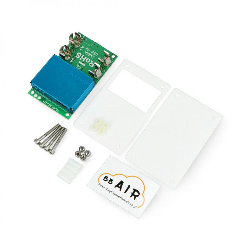 DIY kit - Přesný senzor smogu / prachu / čistoty vzduchu PM1 / PM2,5 / PM10, teploty a vlhkosti - BBAir