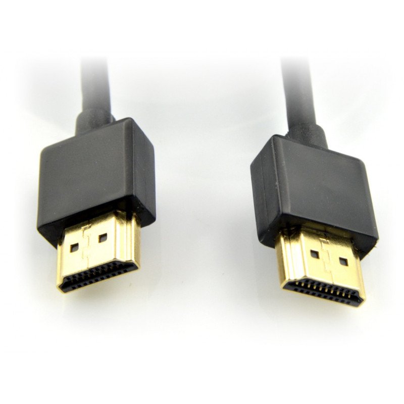 Kabel HDMI-HDMI ČERNÁ verze 2,0 1,5 m